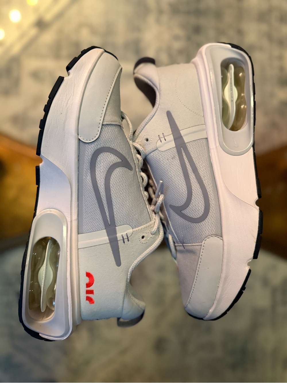 Nike Women’s Light Blue and Gray Air Max INTRLK Sneakers Y2K Clean Girl 9 - Picture 5 of 10